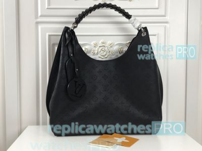 Top Grade Clone L---V Fashional Style Black Genuine Leather Women's Shoulder Bag